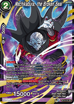 DBS Rise of the Unison Warrior BT10-141 Mechikabura, the Broken Seal (SR)