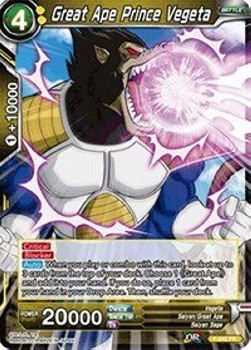 DBS Promotion Card P-042 Great Ape Prince Vegeta Foil