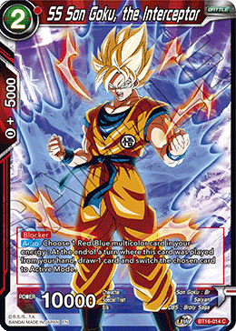 DBS Realm of the Gods BT16-014 SS Son Goku, the Interceptor Foil