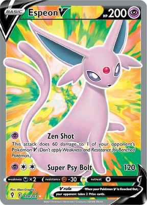 SWSH Evolving Skies 179/203 Espeon V Full Art