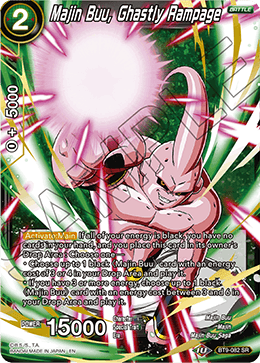DBS Universal Onslaught BT9-082 Majin Buu, Ghastly Rampage (SR)