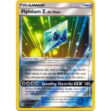 SM Unified Minds 195/236 Flynium Z: Air Slash Reverse Holo