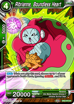 DBS Draft Box 5: Divine Multiverse DB2-070 Ribrianne, Boundless Heart