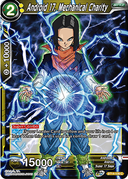 DBS Cross Spirits BT14-108 Android 17, Mechanical Charity
