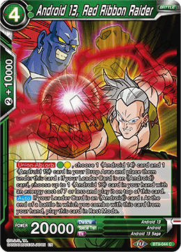 DBS Universal Onslaught BT9-044 Android 13, Red Ribbon Raider Foil