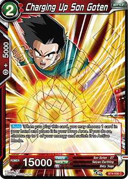 DBS Colossal Warfare BT4-008 Charging Up Son Goten