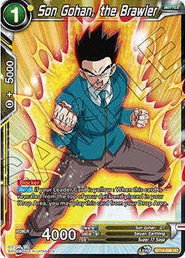 DBS Cross Spirits BT14-098 Son Gohan, the Brawler Foil
