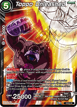 DBS Expansion Set 03: Ultimate Box EX03-30 Toppo Unleashed Foil