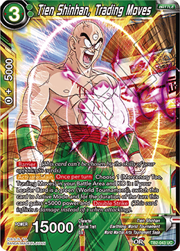 DBS World Martial Arts Tournament TB2-043 Tien Shinhan, Trading Moves Foil