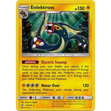 SM Unified Minds 066/236 Eelektross Holo Rare