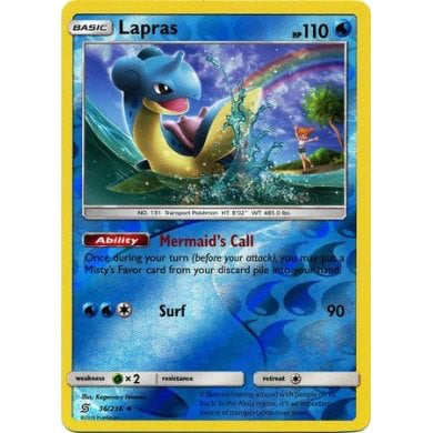 SM Unified Minds 036/236 Lapras Reverse Holo