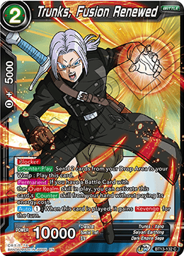 DBS Supreme Rivalry BT13-132 Trunks, Fusion Renewed