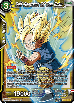 DBS Cross Spirits BT14-096 Self-Restraint SS Son Goku Foil