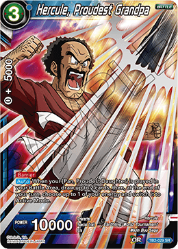 DBS World Martial Arts Tournament TB2-029 Hercule, Proudest Grandpa (SR)