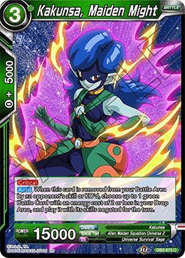 DBS Draft Box 5: Divine Multiverse DB2-073 Kakunsa, Maiden Might Foil