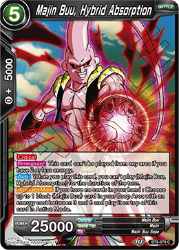 DBS Universal Onslaught BT9-079 Majin Buu, Hybrid Absorption Foil