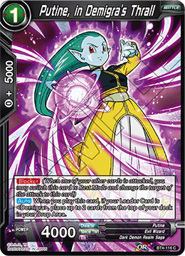 DBS Colossal Warfare BT4-116 Putine, in Demigra's Thrall Foil