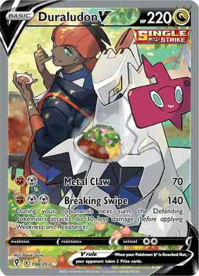 SWSH Evolving Skies 198/203 Duraludon V Alternate Art