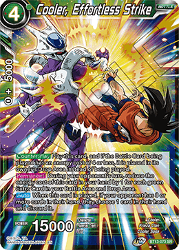 DBS Supreme Rivalry BT13-073 Cooler, Effortless Strike (SR)