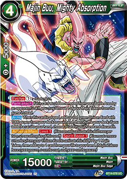 DBS Cross Spirits BT14-078 Majin Buu, Mighty Absorption Foil