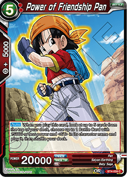 DBS Colossal Warfare BT4-009 Power of Friendship Pan