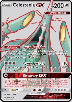 SM Unbroken Bonds 208/214 Celesteela GX