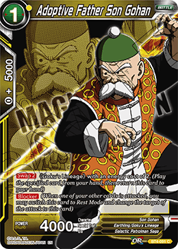 DBS Colossal Warfare BT4-091 Adoptive Father Son Gohan (Magnificent Collection Alternate Art)