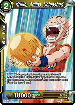 DBS Clash of Fates TB3-052 Krillin, Ability Unleashed