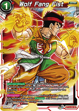 DBS Rise of the Unison Warrior BT10-030 Wolf Fang Fist (SR)