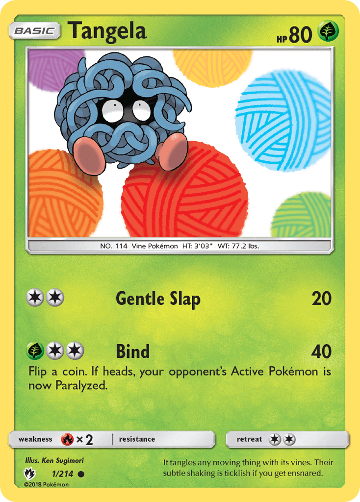 SM Lost Thunder 001/214 Tangela