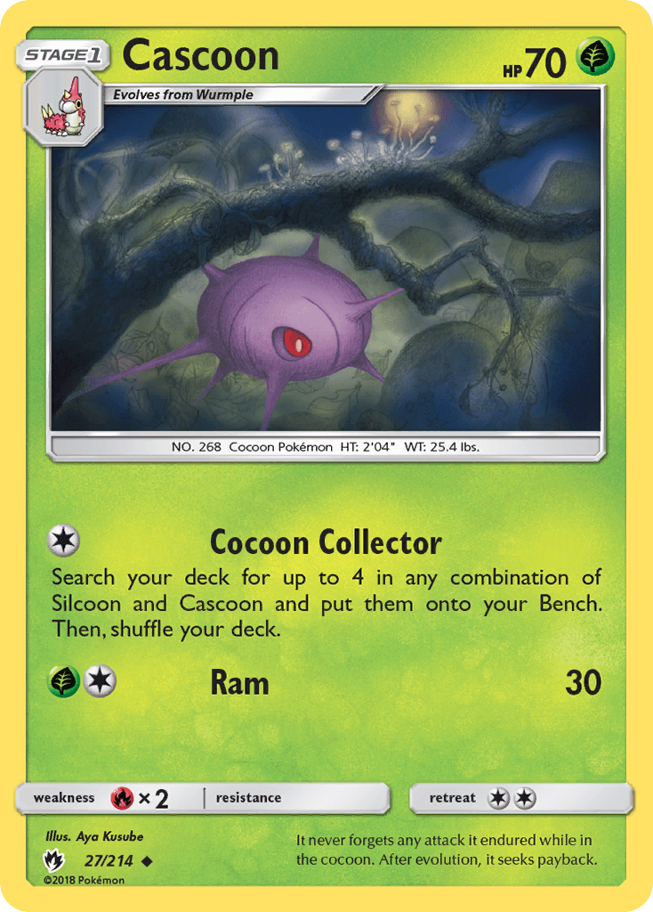 SM Lost Thunder 027/214 Cascoon
