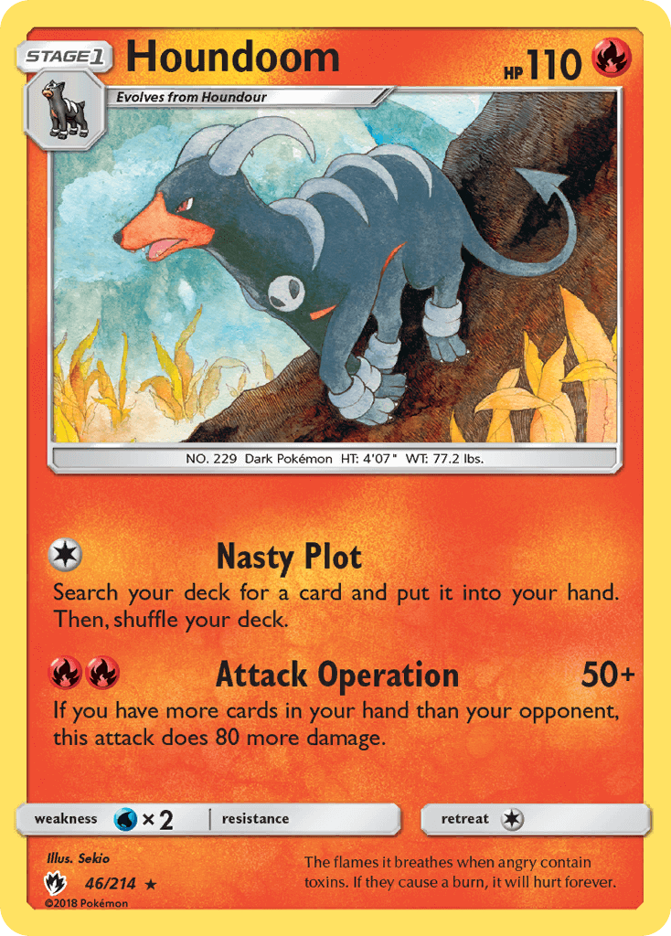 SM Lost Thunder 046/214 Houndoom