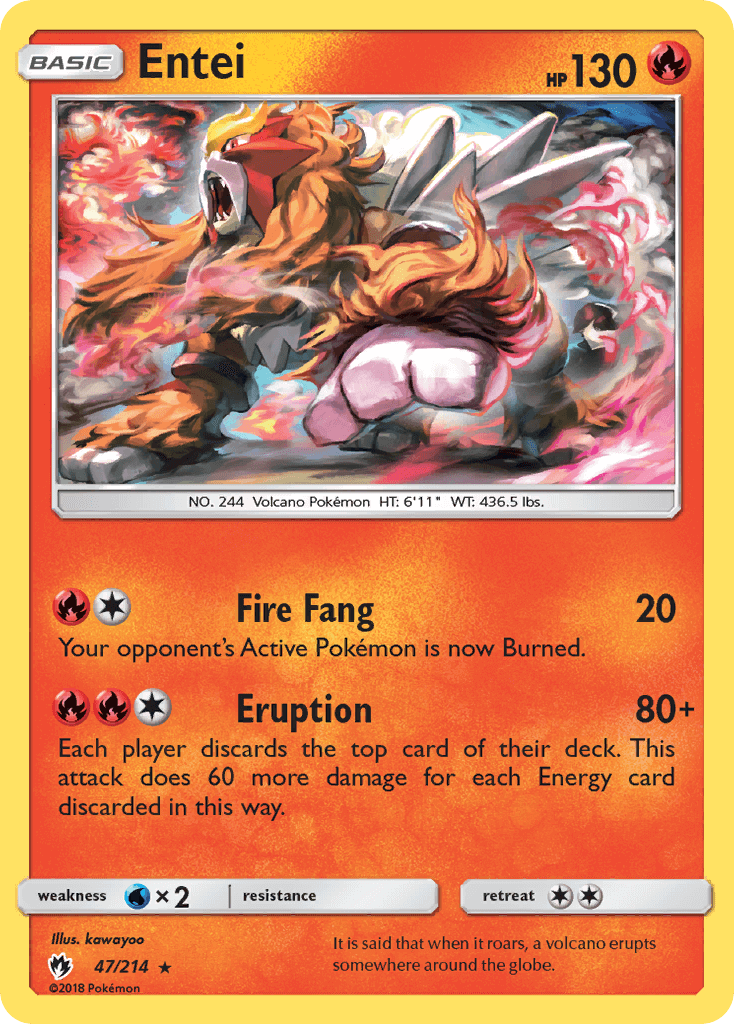 SM Lost Thunder 047/214 Entei