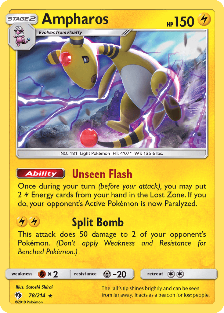 SM Lost Thunder 078/214 Ampharos
