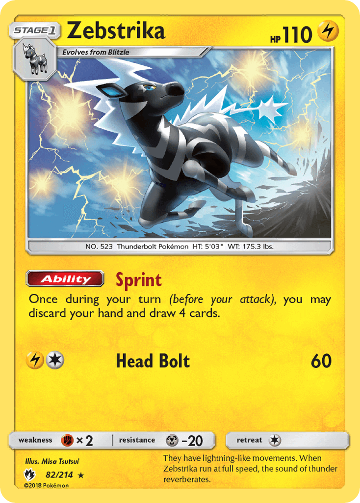 SM Lost Thunder 082/214 Zebstrika
