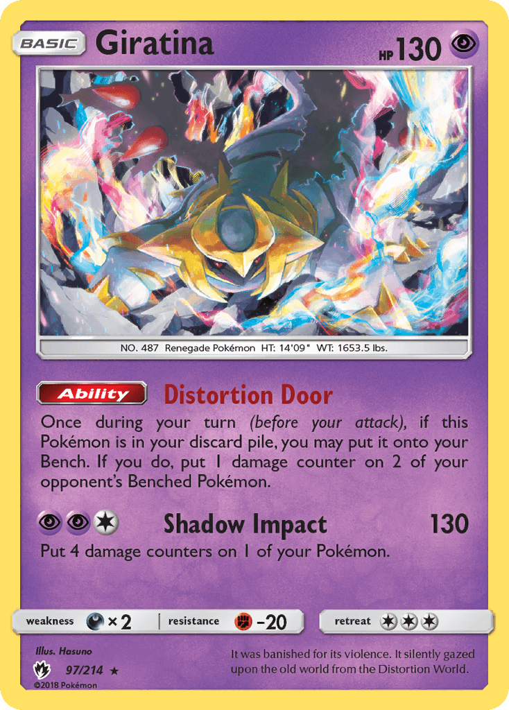 SM Lost Thunder 097/214 Giratina Holo Rare