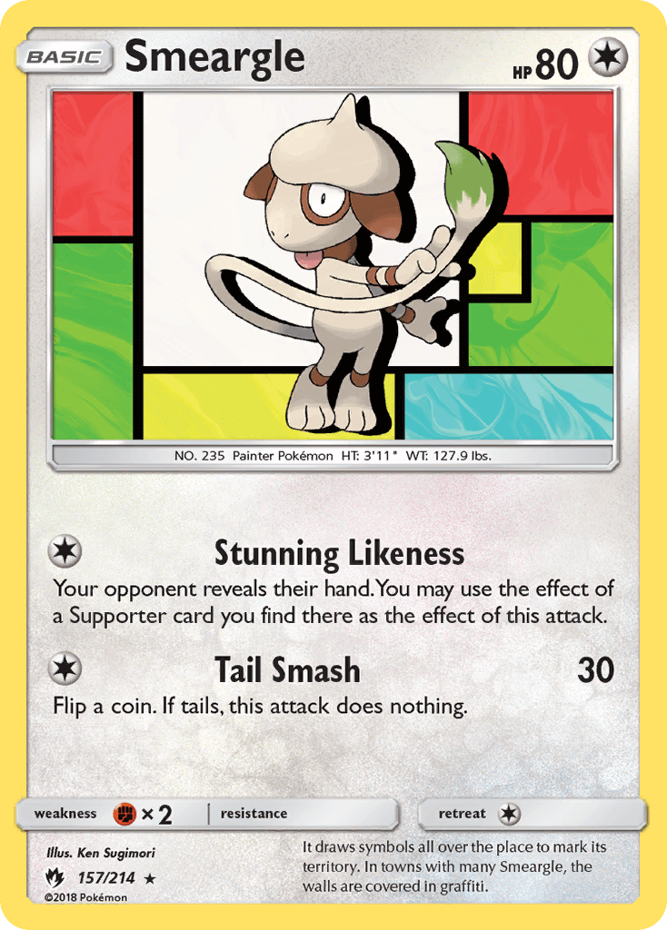 SM Lost Thunder 157/214 Smeargle