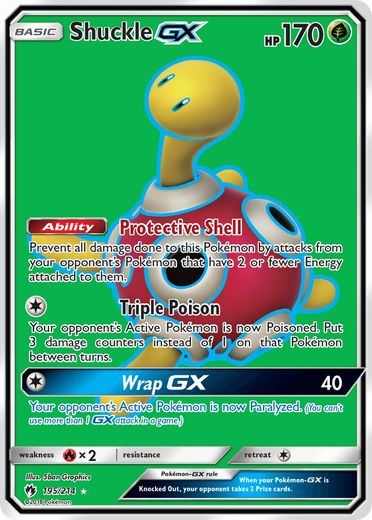SM Lost Thunder 195/214 Shuckle GX Full Art