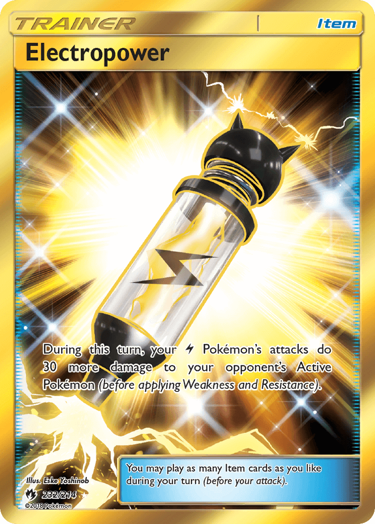SM Lost Thunder 232/214 Electropower Secret Rare