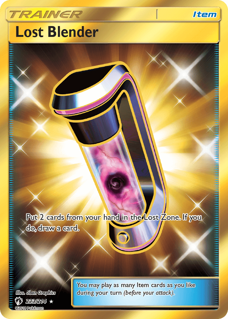 SM Lost Thunder 233/214 Lost Blender Secret Rare