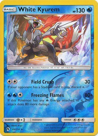 SM Lost Thunder 063/214 White Kyurem Reverse Holo