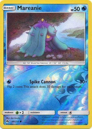 SM Lost Thunder 068/214 Mareanie Reverse Holo