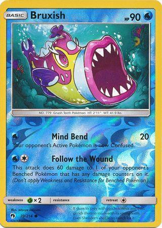 SM Lost Thunder 070/214 Bruxish Reverse Holo