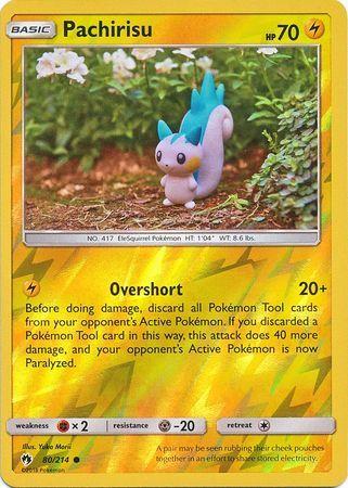 SM Lost Thunder 080/214 Pachirisu Reverse Holo