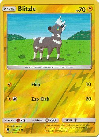 SM Lost Thunder 081/214 Blitzle Reverse Holo