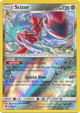 SM Lost Thunder 126/214 Scizor Reverse Holo