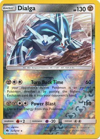 SM Lost Thunder 127/214 Dialga Reverse Holo