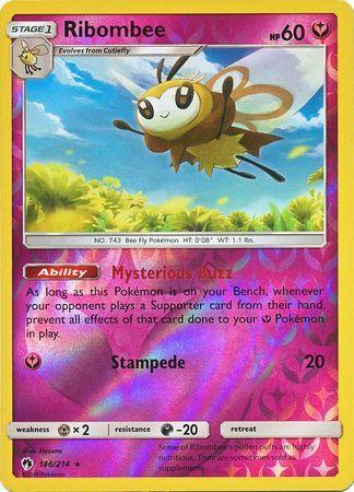 SM Lost Thunder 146/214 Ribombee Reverse Holo