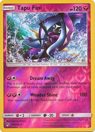 SM Lost Thunder 151/214 Tapu Fini Reverse Holo