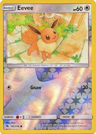 SM Lost Thunder 155/214 Eevee Revese Holo
